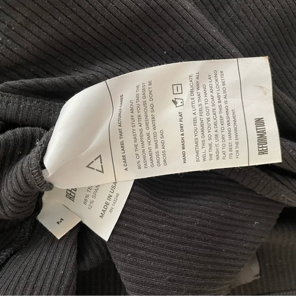 Reformation Encina Long Sleeve Body Suit - Picture 3 of 3